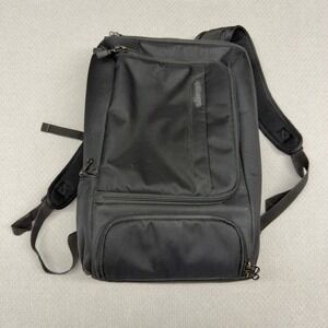 eBags Professional Slim Laptop Backpack Black Orange Nylon Travel Bag Pockets
